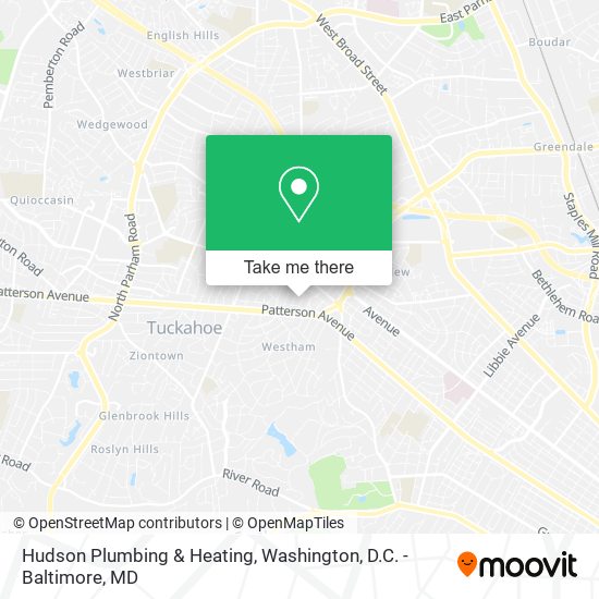 Hudson Plumbing & Heating map