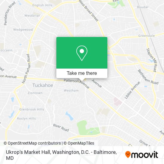 Ukrop's Market Hall map