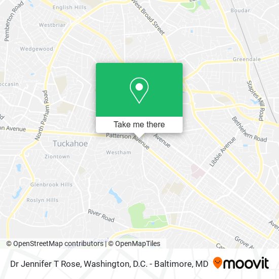 Dr Jennifer T Rose map