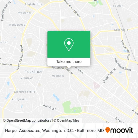 Harper Associates map