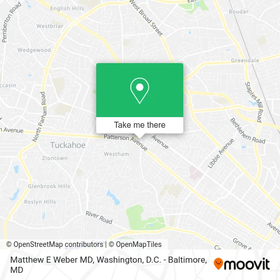 Matthew E Weber MD map