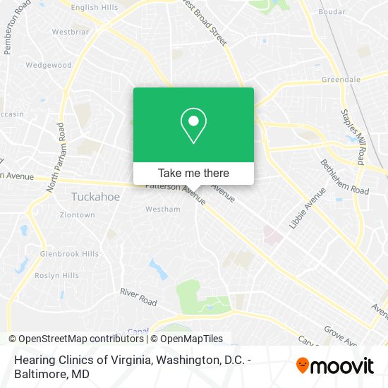 Hearing Clinics of Virginia map