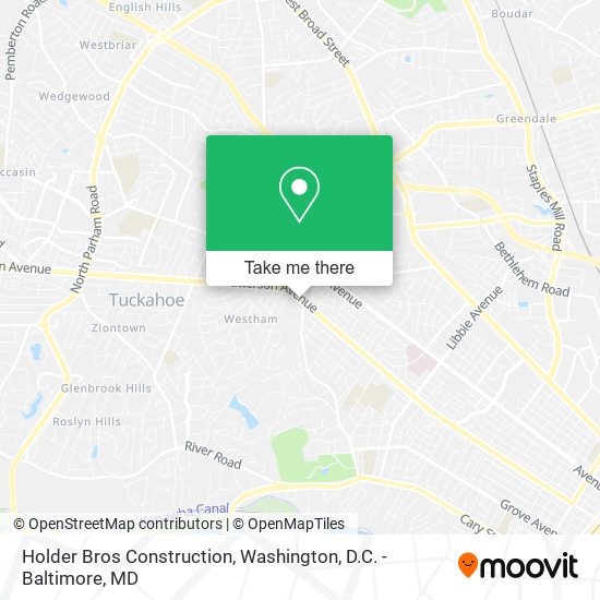 Holder Bros Construction map