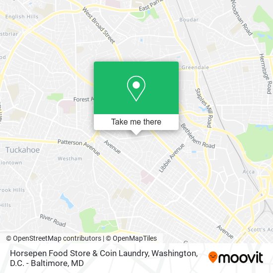 Horsepen Food Store & Coin Laundry map