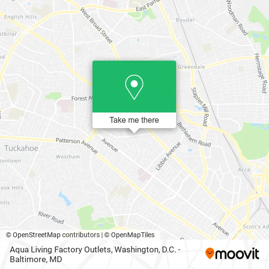 Mapa de Aqua Living Factory Outlets
