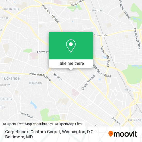 Mapa de Carpetland's Custom Carpet
