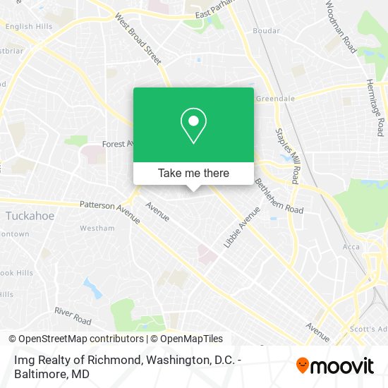 Img Realty of Richmond map