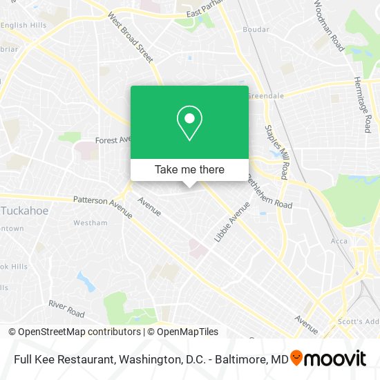 Mapa de Full Kee Restaurant