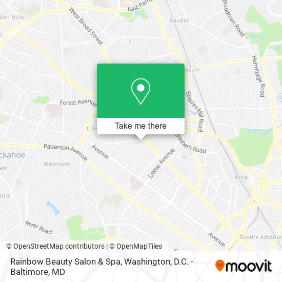 Rainbow Beauty Salon & Spa map