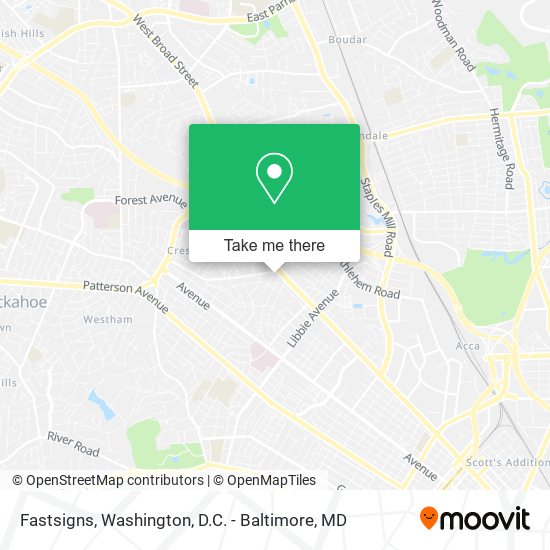 Fastsigns map