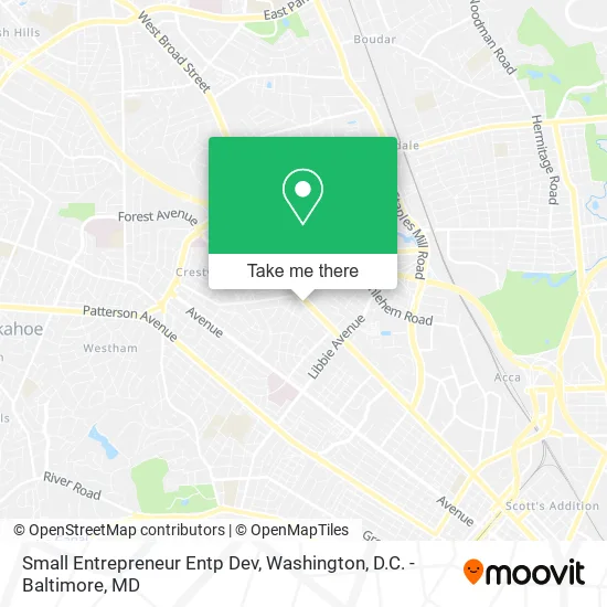 Small Entrepreneur Entp Dev map