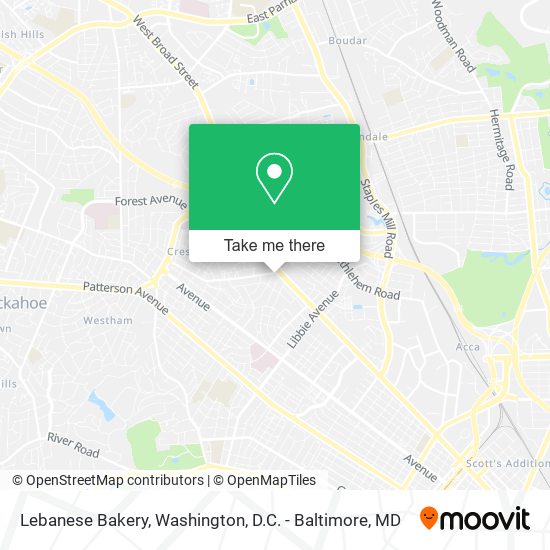 Mapa de Lebanese Bakery