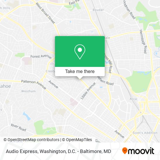 Audio Express map