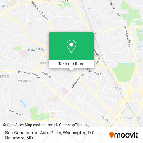 Bap Geon Import Auto Parts map