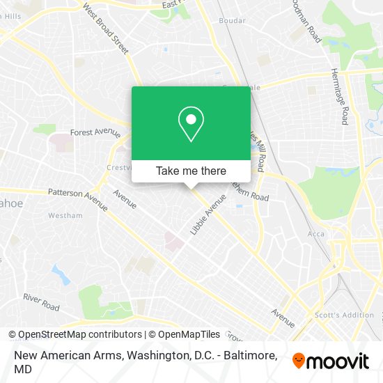 New American Arms map