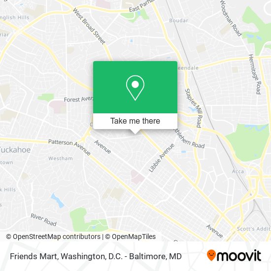 Friends Mart map