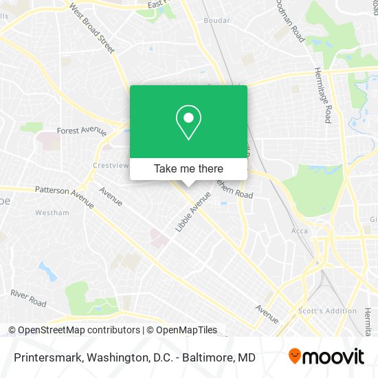 Printersmark map