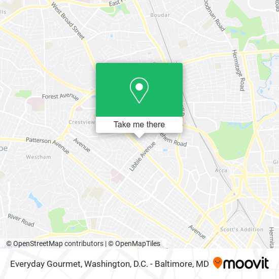 Everyday Gourmet map
