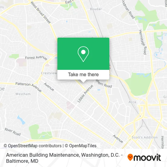 American Building Maintenance map