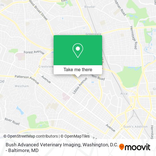 Bush Advanced Veterinary Imaging map