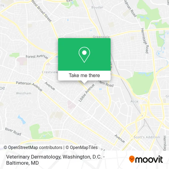 Veterinary Dermatology map