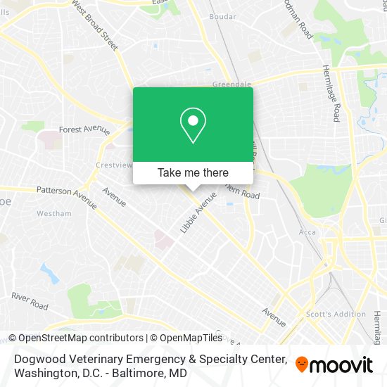 Dogwood Veterinary Emergency & Specialty Center map