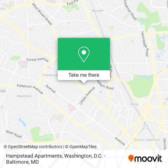 Hampstead Apartments map