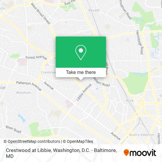 Crestwood at Libbie map