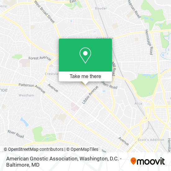 American Gnostic Association map
