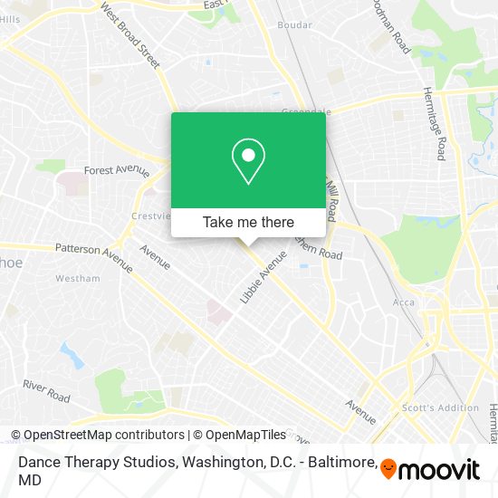 Dance Therapy Studios map