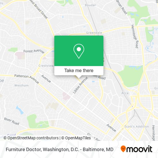 Mapa de Furniture Doctor