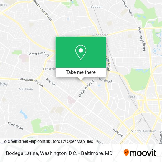 Bodega Latina map