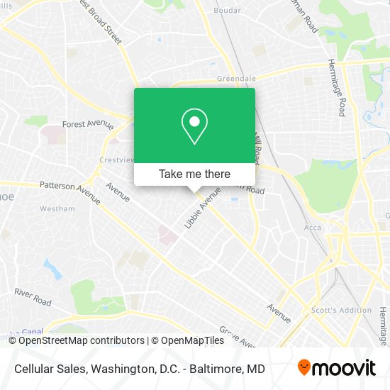 Cellular Sales map