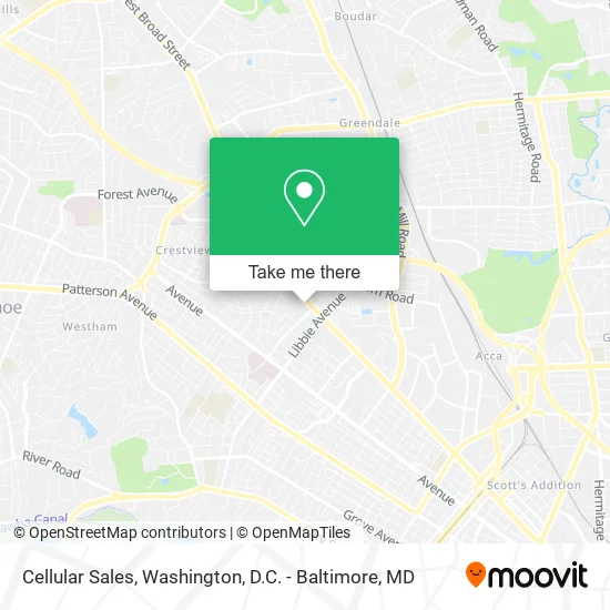 Mapa de Cellular Sales