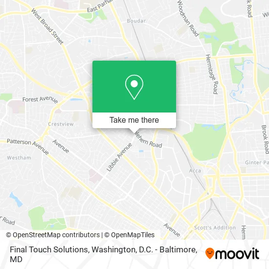 Final Touch Solutions map