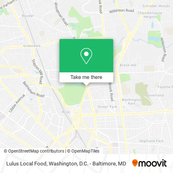 Lulus Local Food map