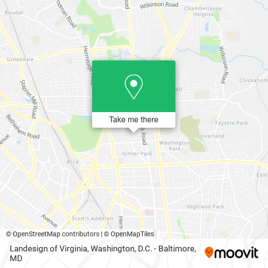 Landesign of Virginia map