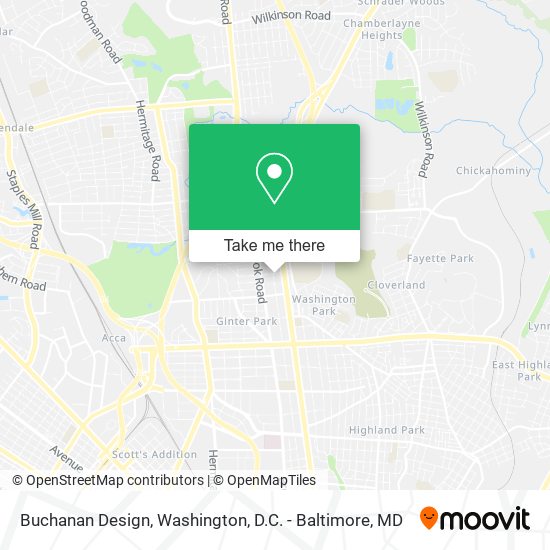 Buchanan Design map