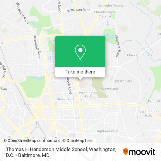 Mapa de Thomas H Henderson Middle School