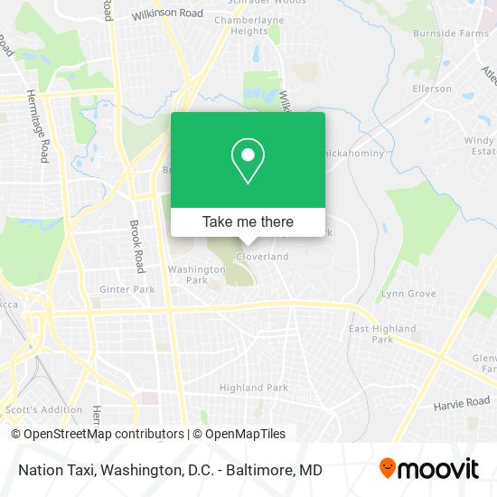 Nation Taxi map