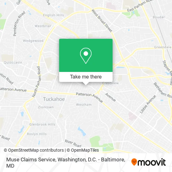 Muse Claims Service map