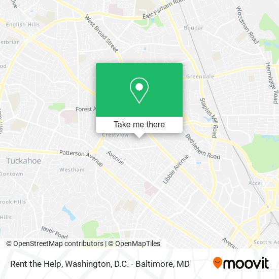 Rent the Help map
