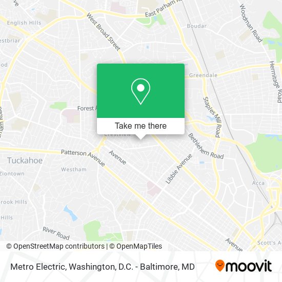 Metro Electric map
