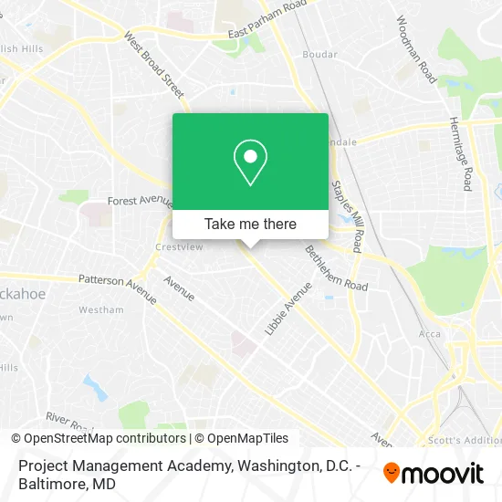 Project Management Academy map