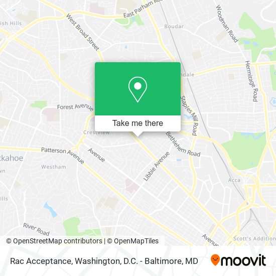 Rac Acceptance map