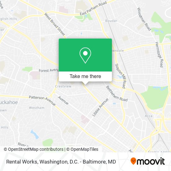 Rental Works map