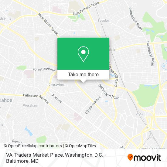 VA Traders Market Place map