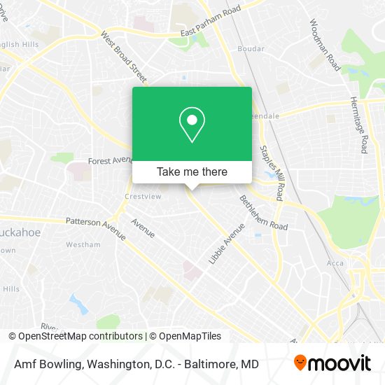 Amf Bowling map