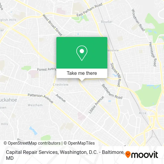 Capital Repair Services map