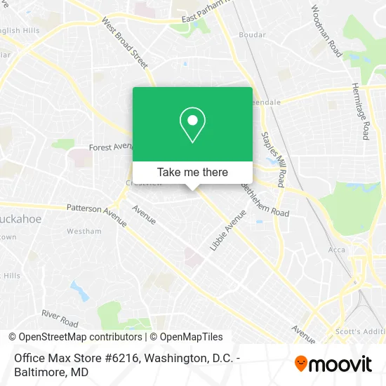 Office Max Store #6216 map